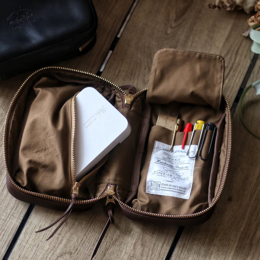 TSL Utility Leather Case (Urban Sketchers leather pen case)