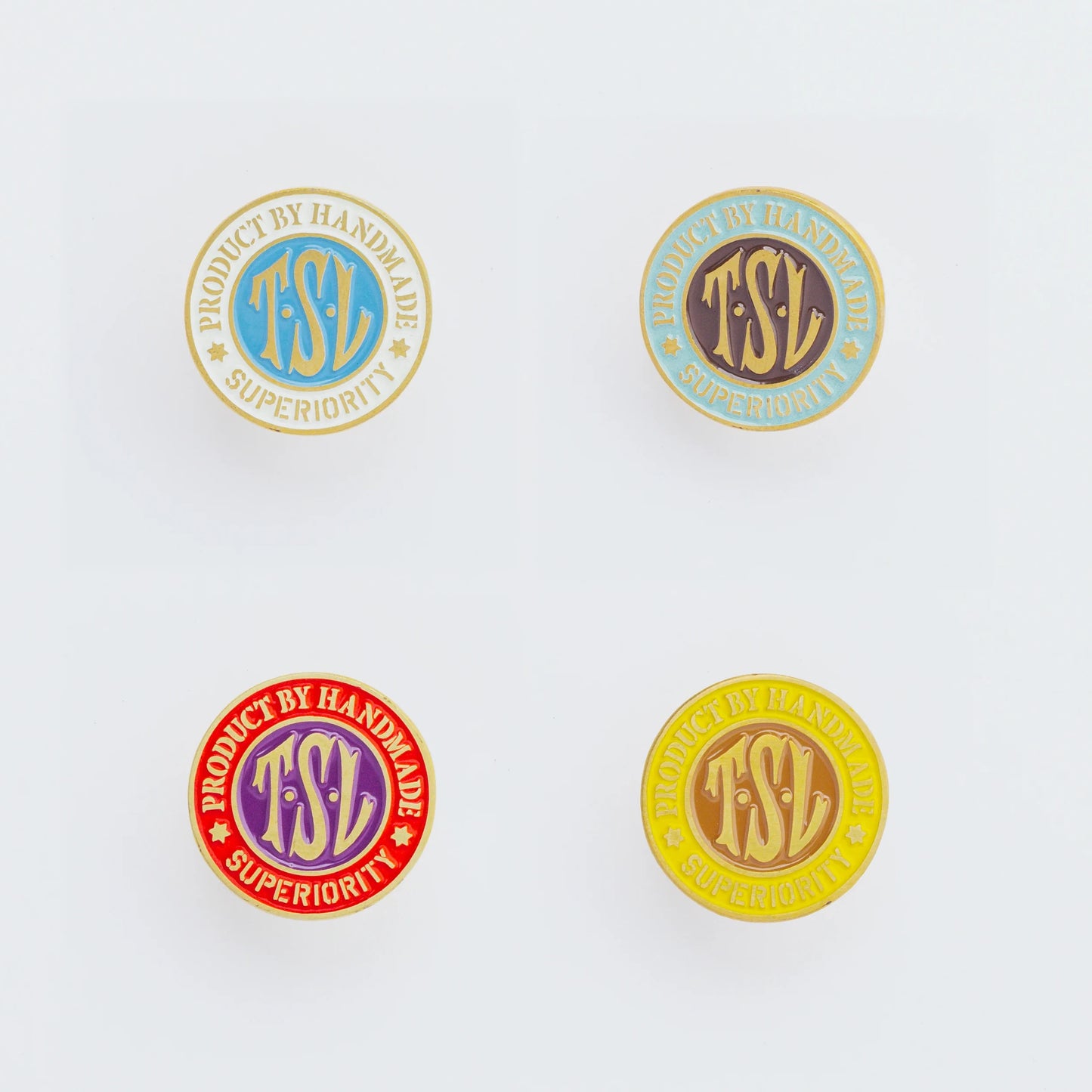 PRE-ORDER: TSL Round Logo Colorful Pins