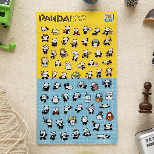 OURS sticker: PANDA! PANDA! Sticker