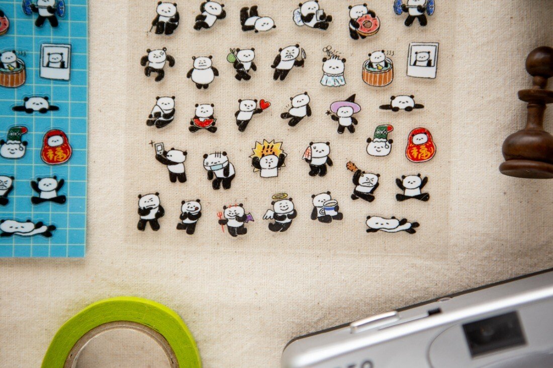 OURS sticker: PANDA! PANDA! Sticker