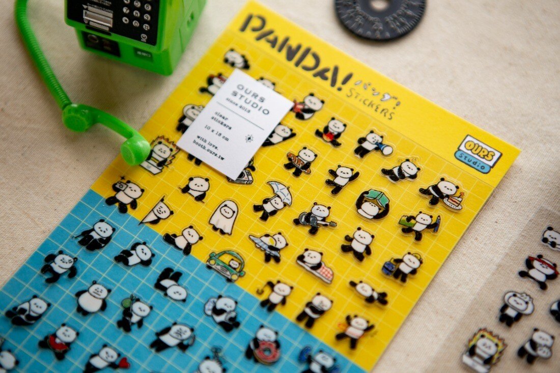 OURS sticker: PANDA! PANDA! Sticker