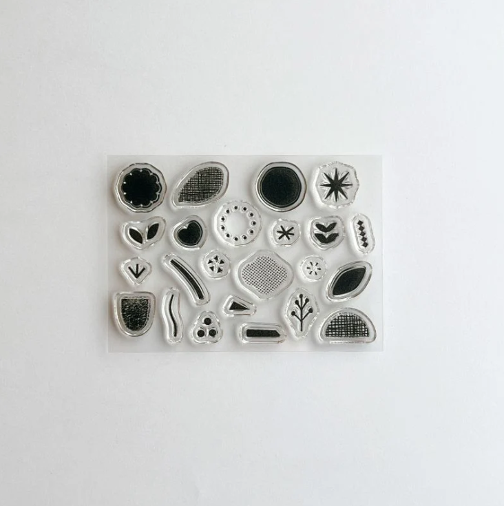 Pocket-Sized Clear Stamp Set - Flowers ver.2