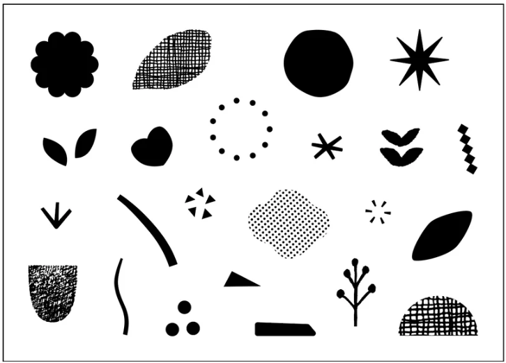 Pocket-Sized Clear Stamp Set - Flowers ver.2