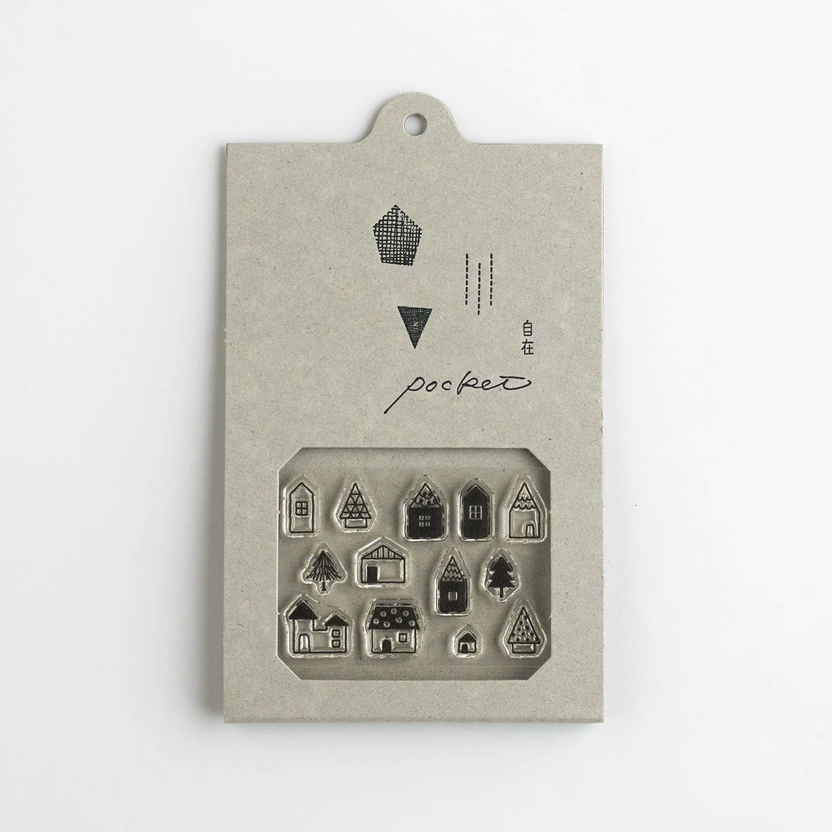 Pocket-Sized Clear Stamp Set - Home ver. 1