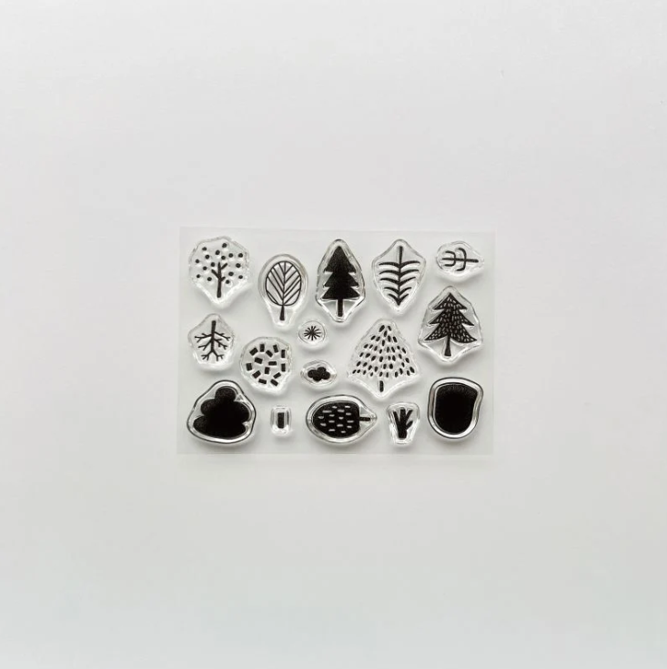 Pocket-Sized Clear Stamp Set - Woods ver.1