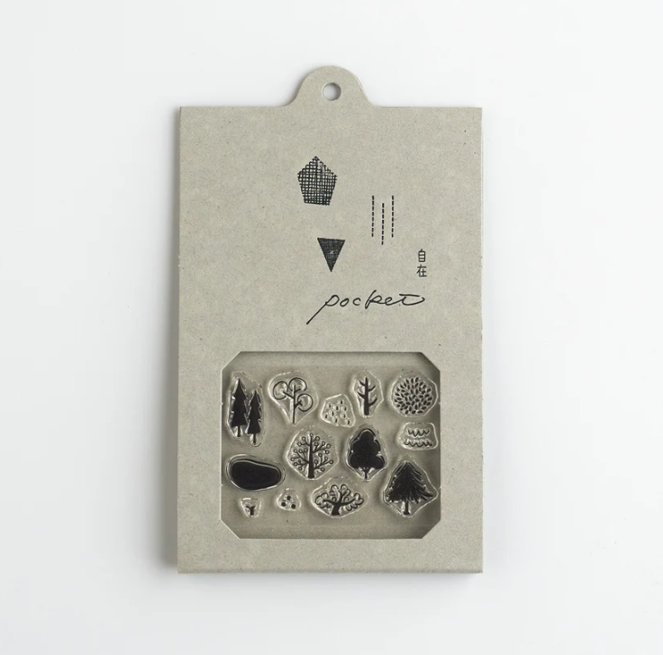 Pocket-Sized Clear Stamp Set - Woods ver.2