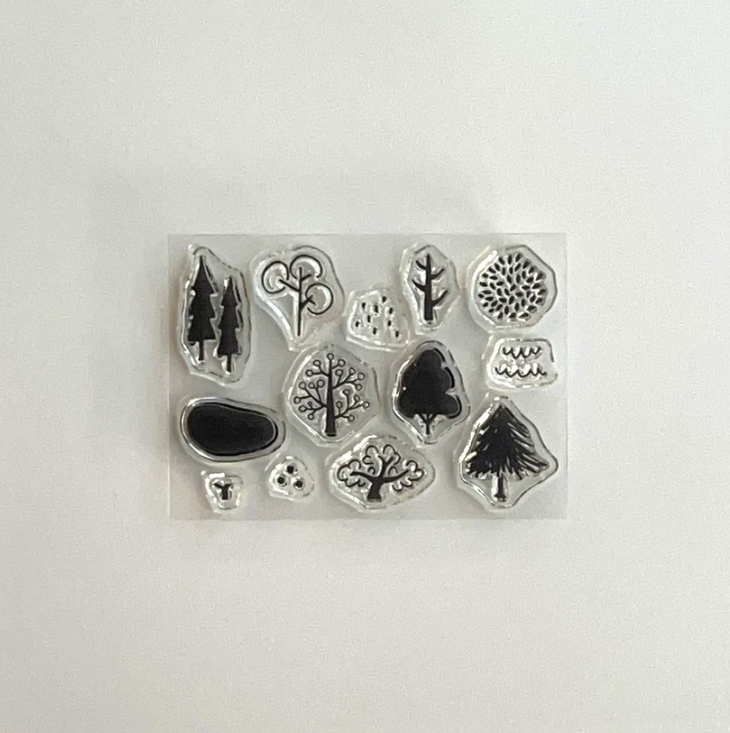 Pocket-Sized Clear Stamp Set - Woods ver.2