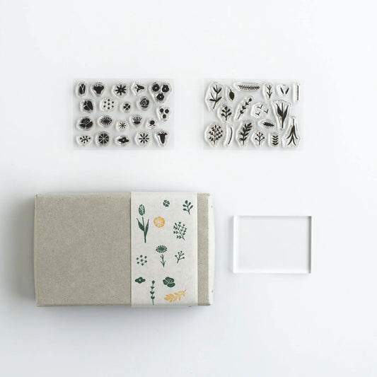Pocket-Sized Clear Stamp Boxed Set - Wildflowers