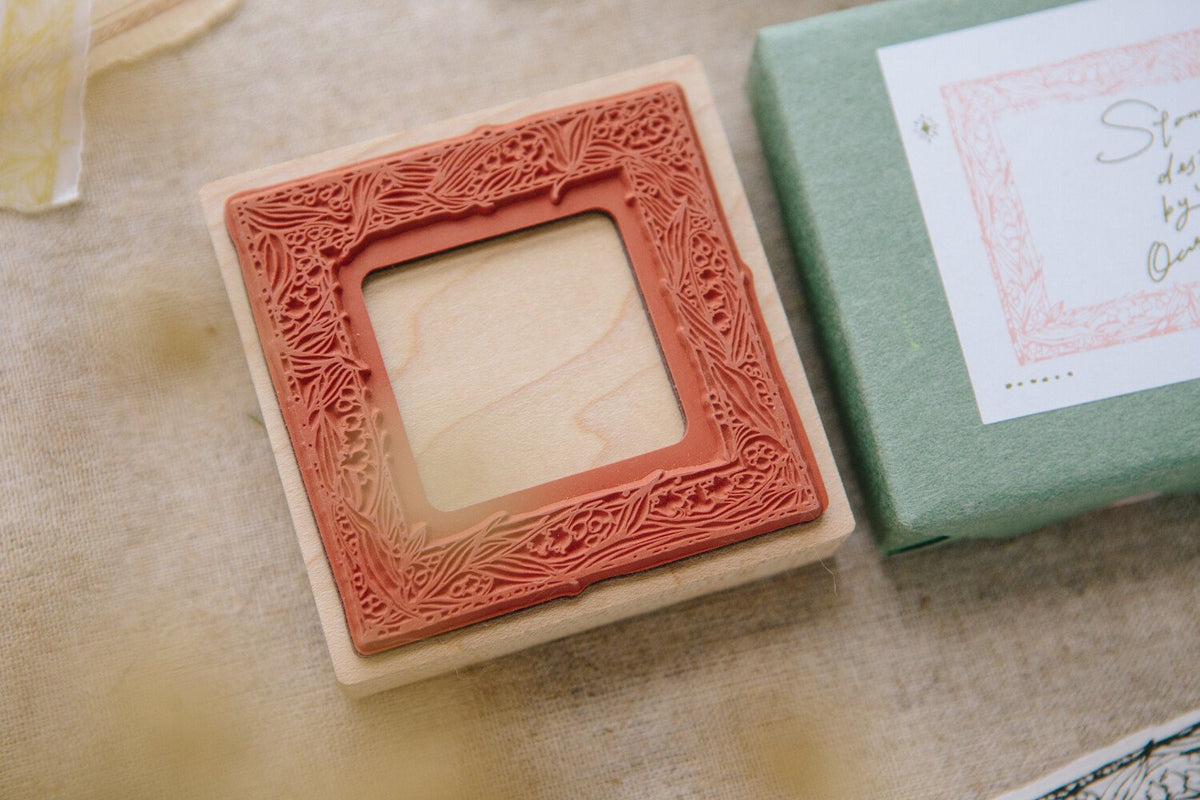 OURS Studio: Rubber Stamp - Muguet Frame Rubber Stamp