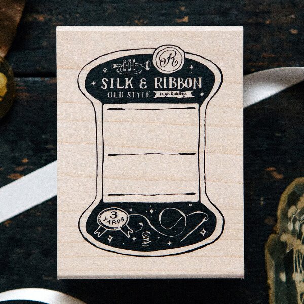 OURS Studio: Rubber Stamp - Thread Card Rubber Stamp