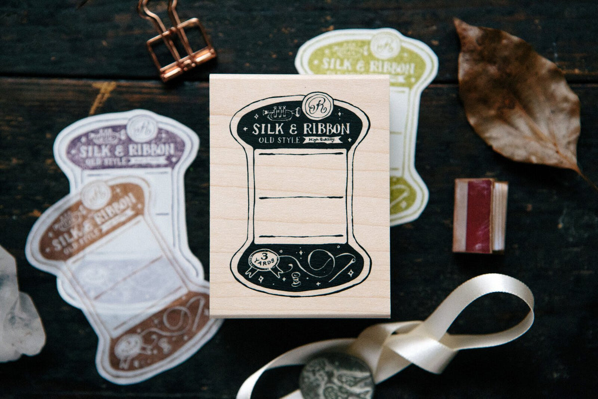 OURS Studio: Rubber Stamp - Thread Card Rubber Stamp