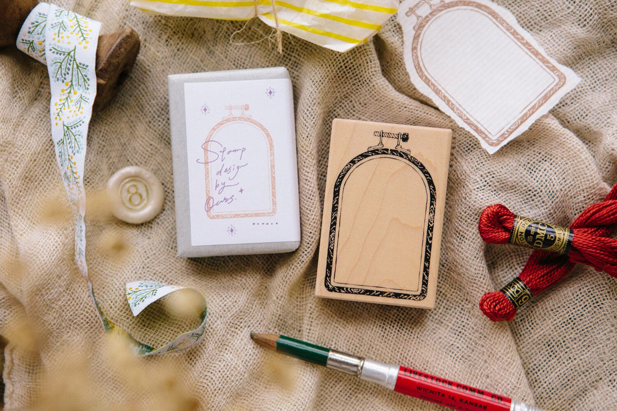 OURS Studio: Rubber Stamp - Window Embroidery Hoop Rubber Stamp