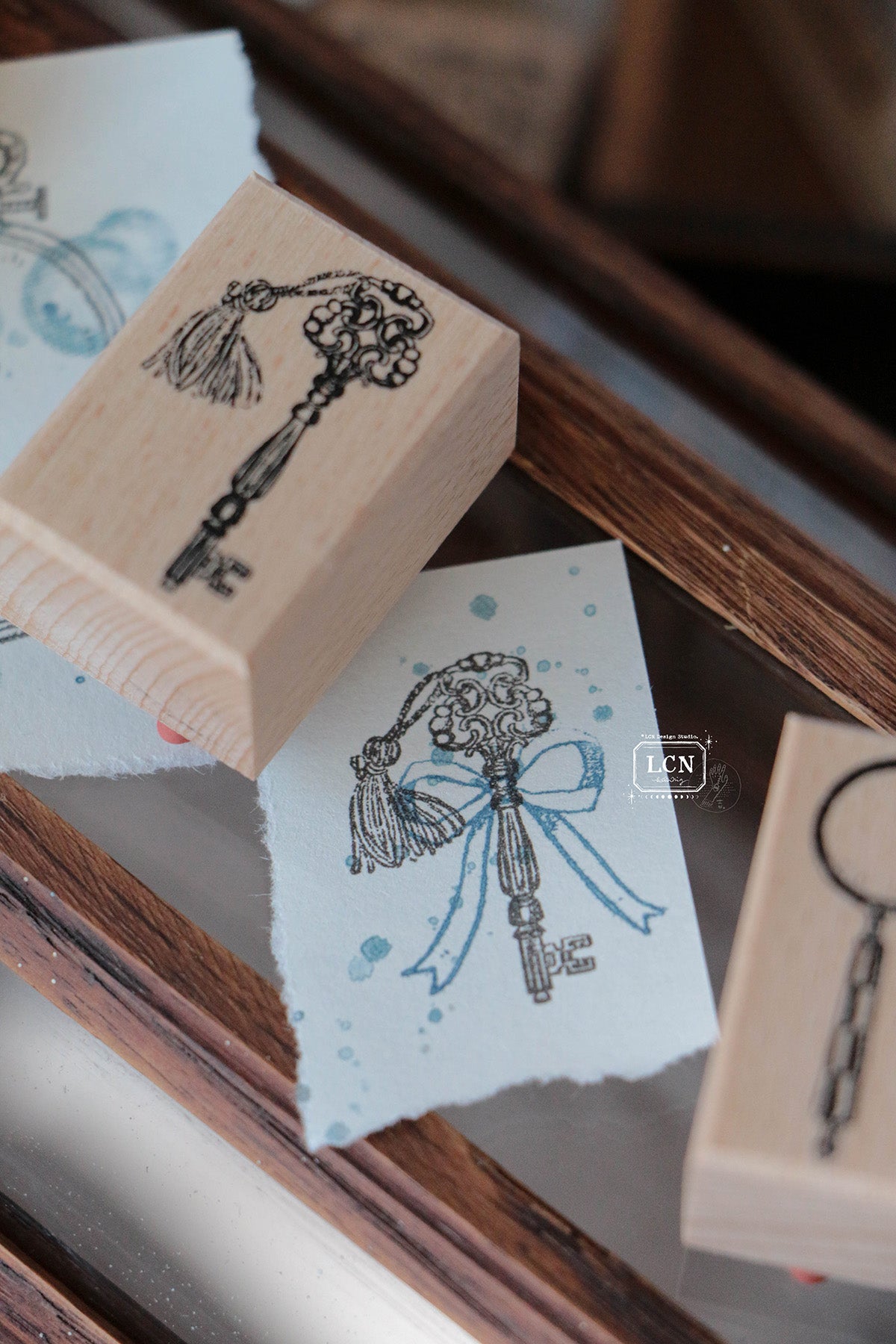 LCN Rubber Stamp: Skeleton Key