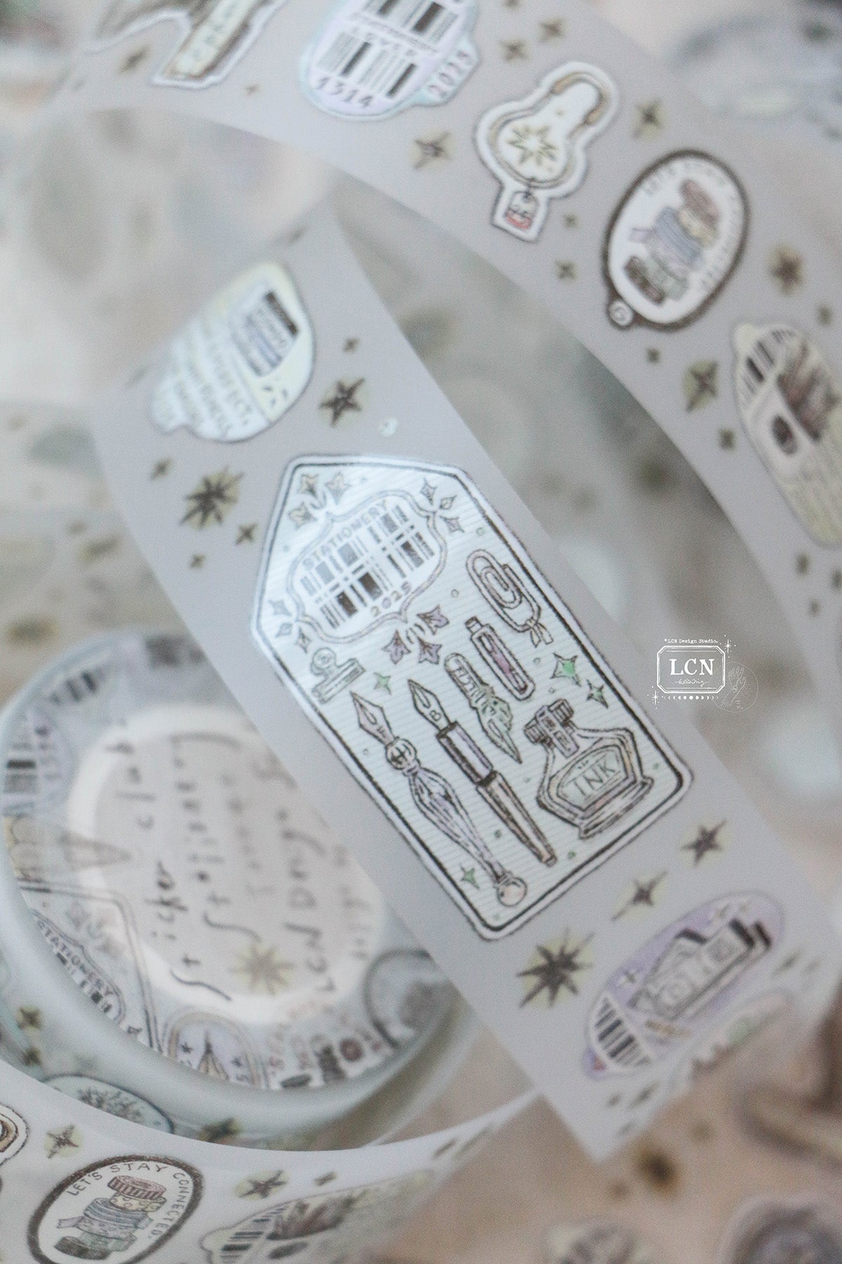 LCN PET tape: Sticker club: Stationery - UV printing matte PET tape