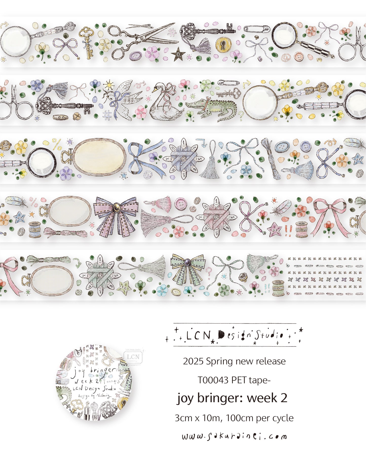 LCN PET tape: Joy Bringer: Week 2 - UV printing matte PET tape