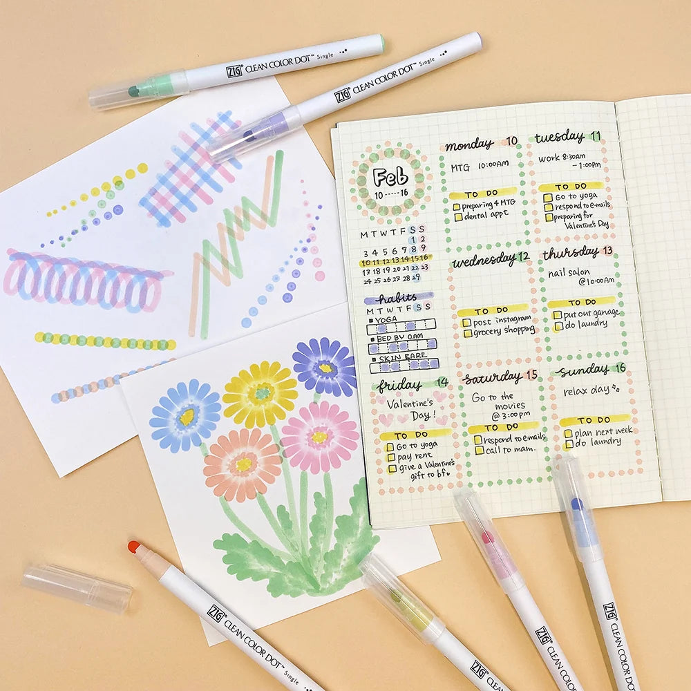 ZIG Clean Color Dot - Mild Color Set