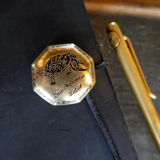 PRE-ORDER: Brass Concho Turtle