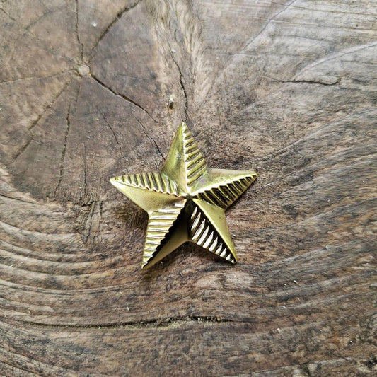 PRE-ORDER: Brass Concho Star