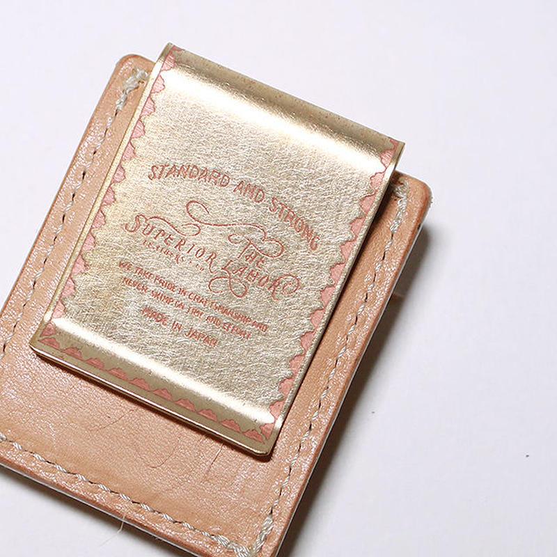 Leather clip pen holder