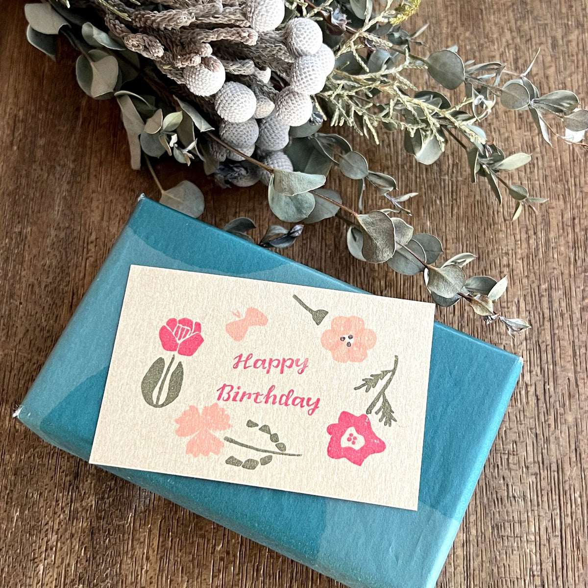 Pocket-Sized Clear Stamp Set - Flower and Butterfly