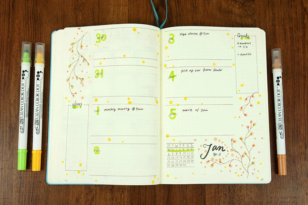 ZIG Clean Color Dot 12-Color Set