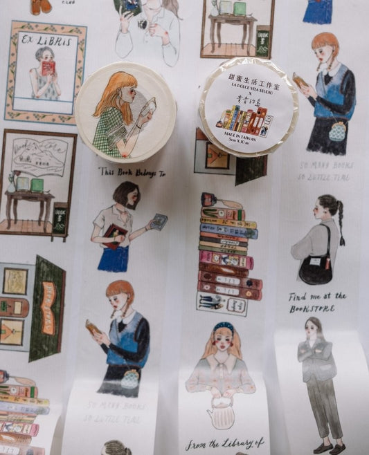 LA DOLCE VITA: Paper Tape (with release paper) - Life in a bookstore