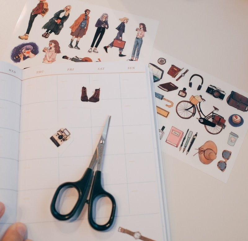 LA DOLCE VITA: Rub on Sticker - Bon Voyage