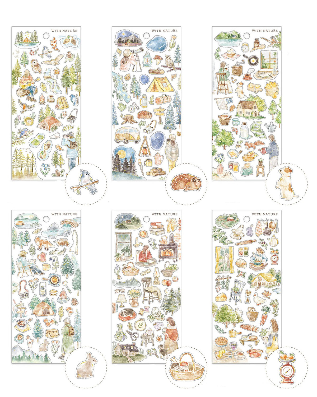 MindWave Stickers Sheet: With Nature Series