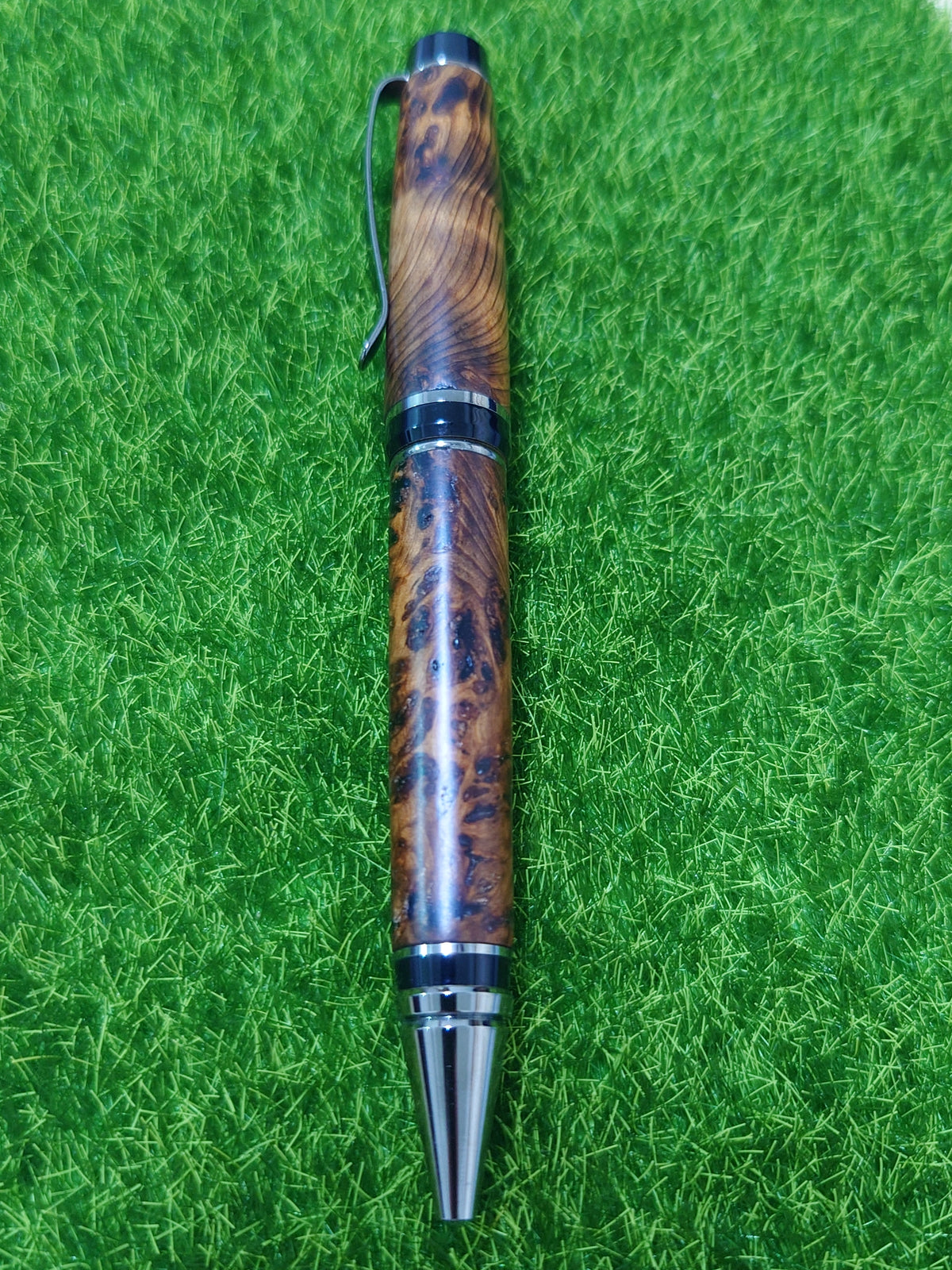 Yakusugi Wood - Ball Point Pen - Awakobu mat coating