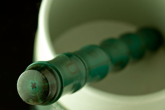 Eboya Fountain Pen - Ricchiku in Blue-Green