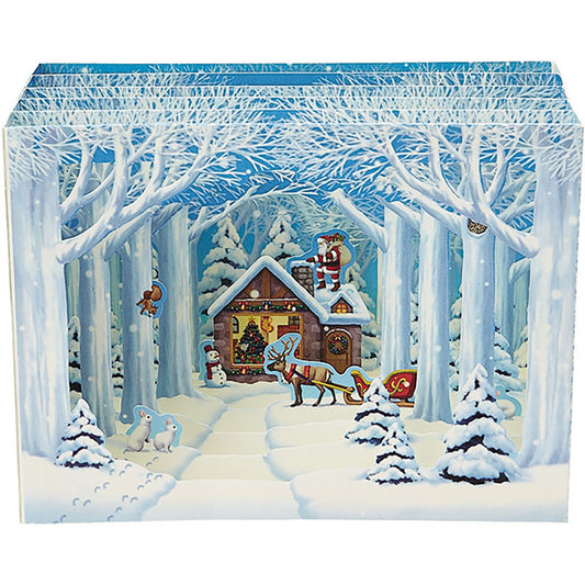 Sanrio Greeting Card: Christmas House in the Deep Forest
