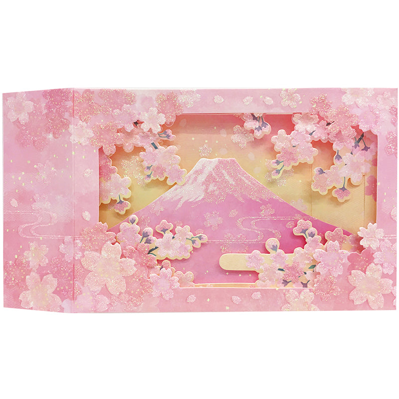 Sanrio Greeting Card: Spring, Mt. Fuji & Cherry Blossom