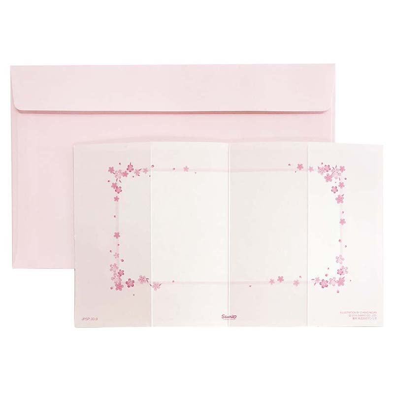 Sanrio Greeting Card: Spring, Cherry Blossom Folding Screen