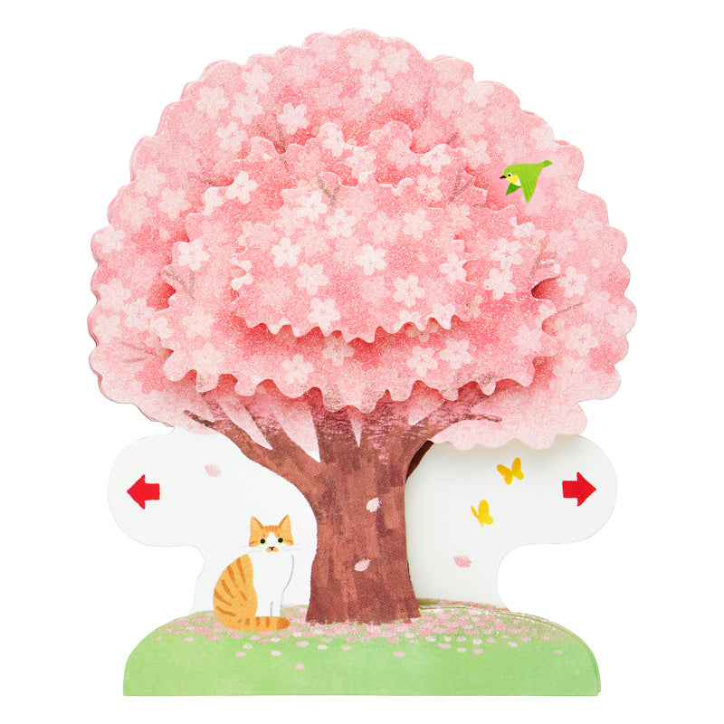 Sanrio Greeting Card: Spring, Cats from Cherry Blossoms