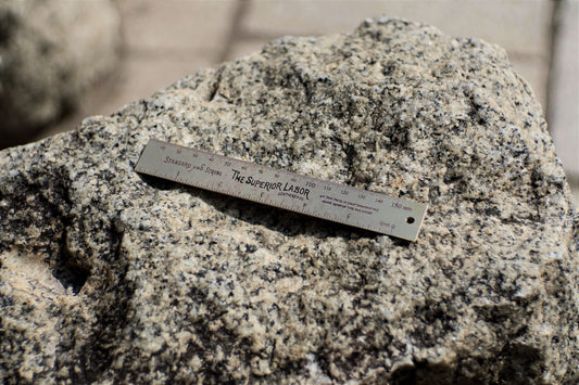Brass ruler (15 cm / 6 inch)