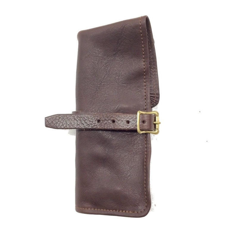TSL Leather roll pen case