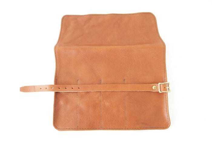 TSL Leather roll pen case