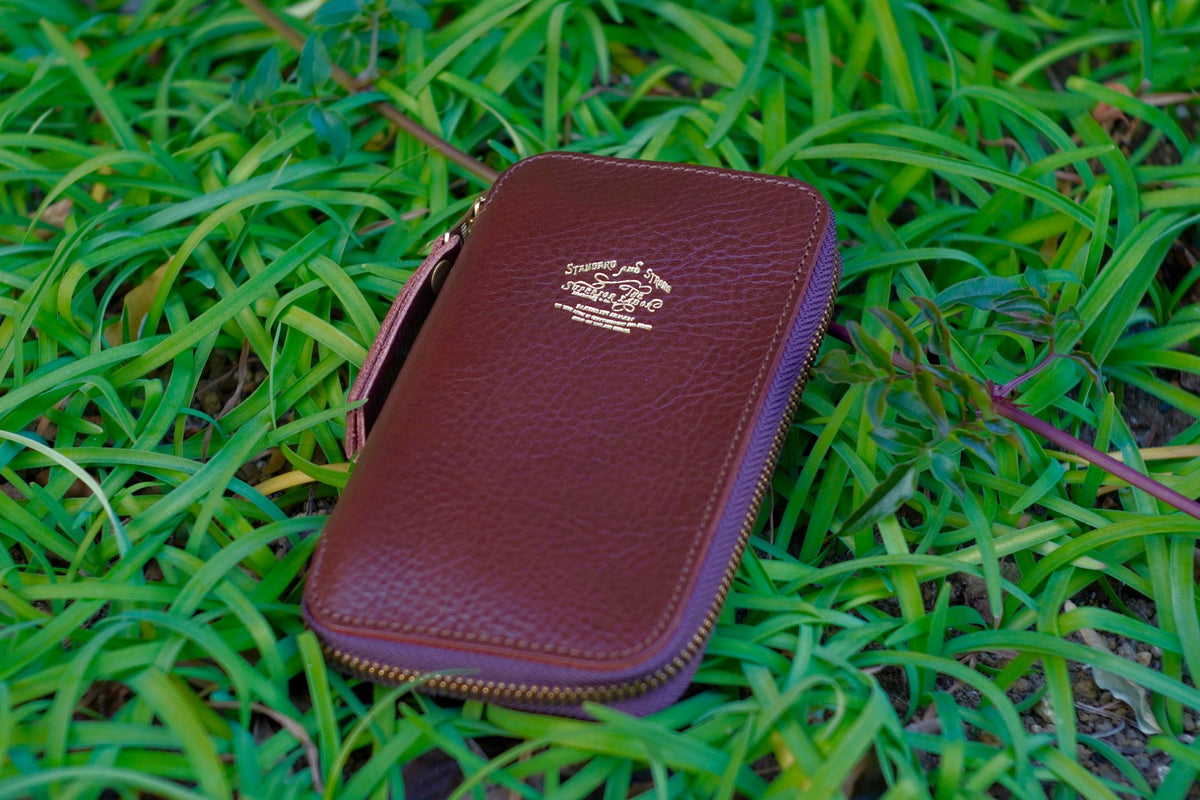 Toscana Leather Zip Pen Case