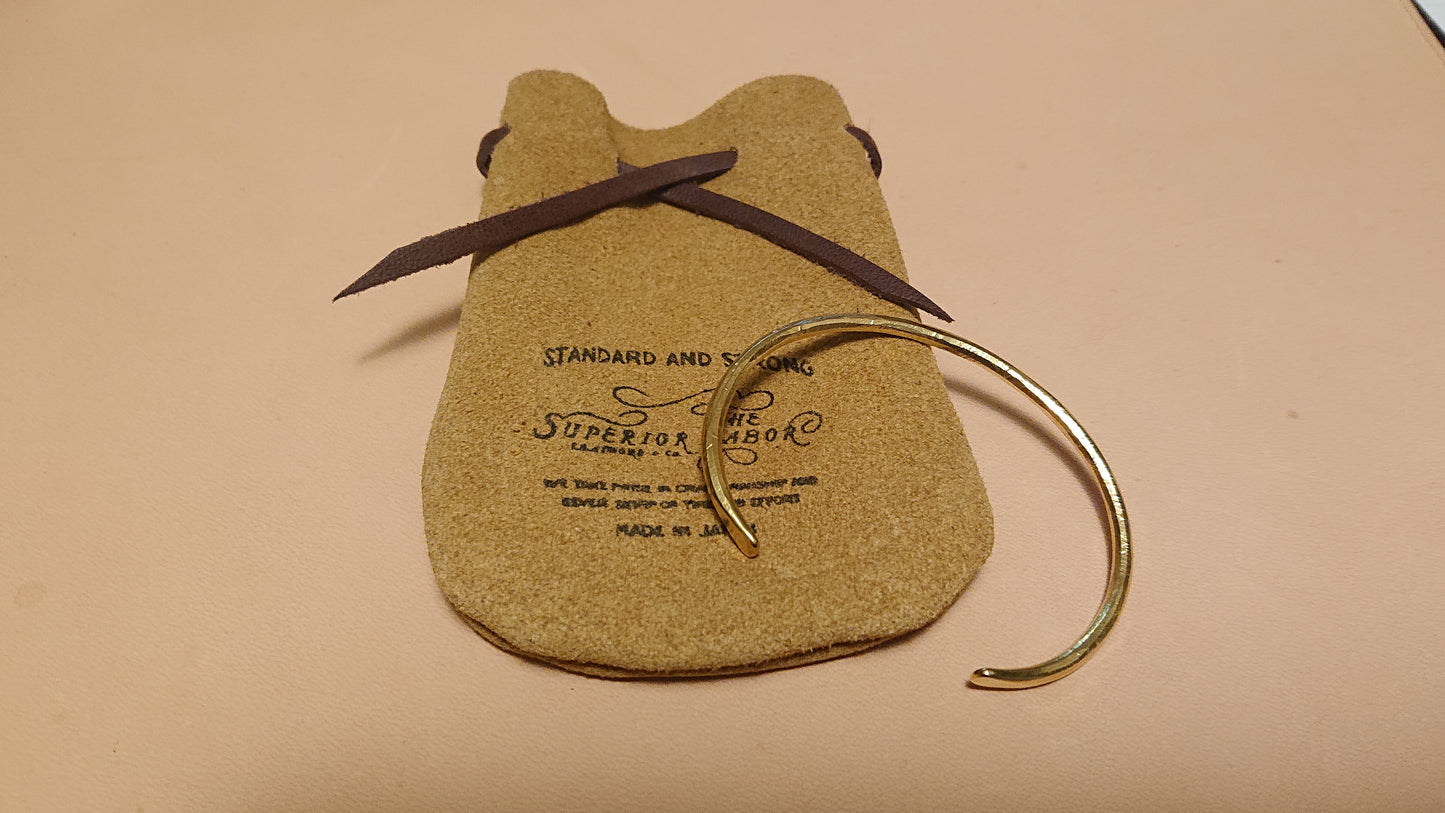 TSL Fine-Draw Brass Bracelet
