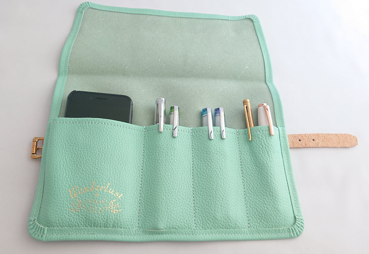 PRE-ORDER: Limited Edition Leather Roll Pen Case