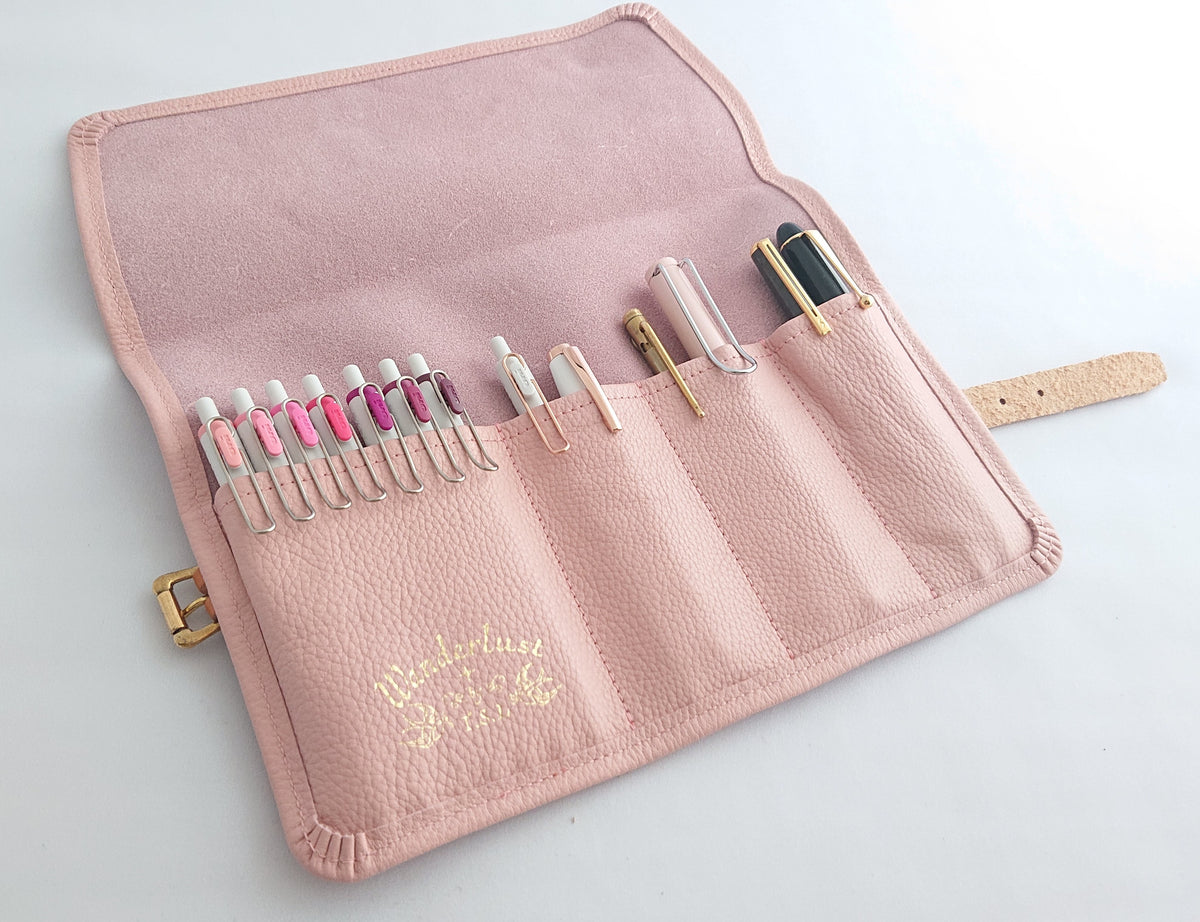 PRE-ORDER: Limited Edition Leather Roll Pen Case