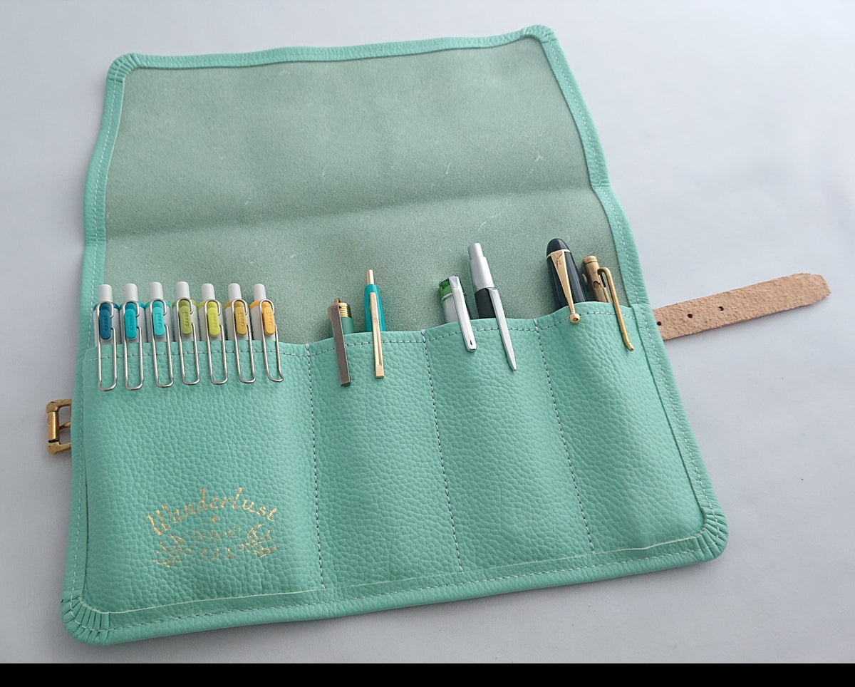 PRE-ORDER: Limited Edition Leather Roll Pen Case