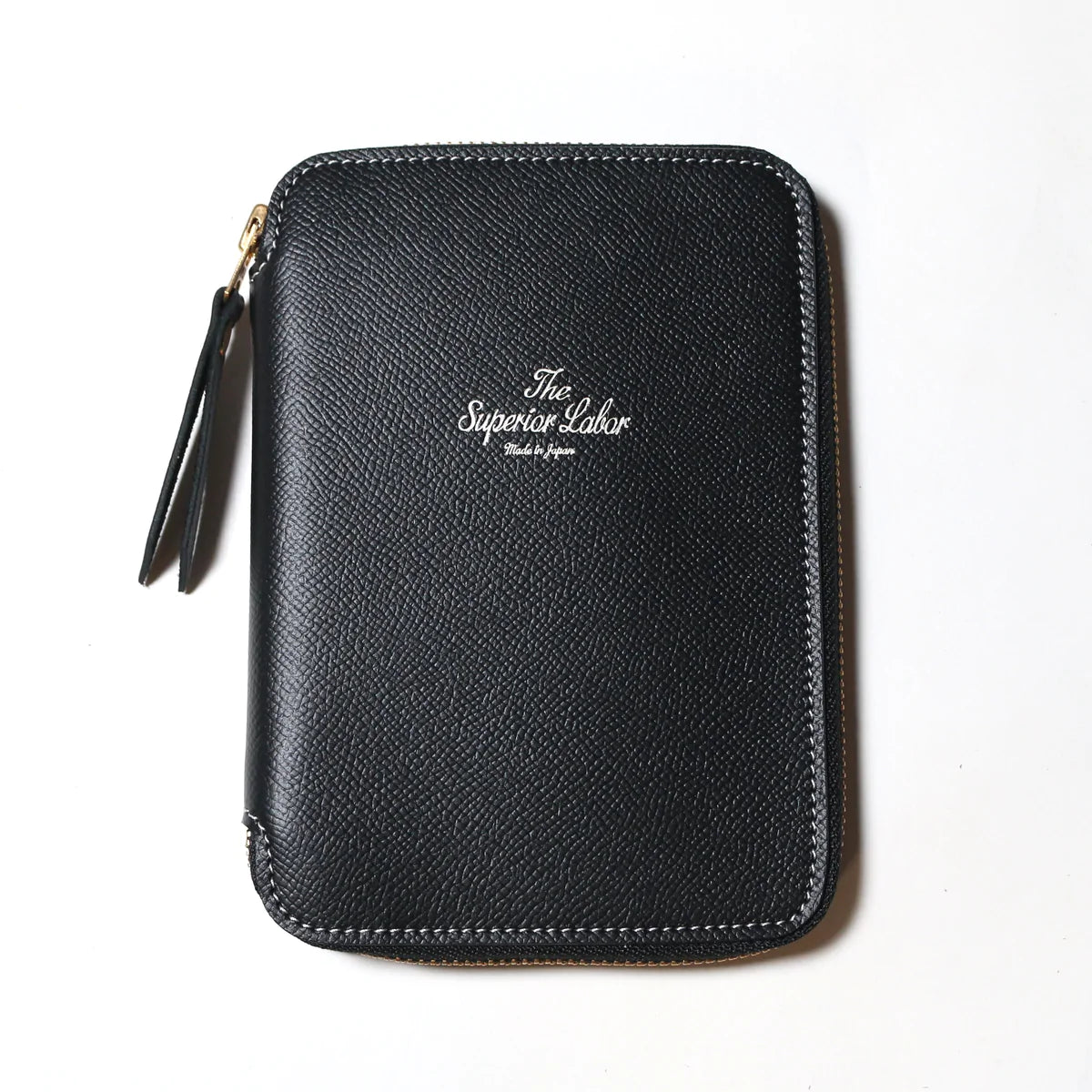 A6 Calf Leather Zip Organizer