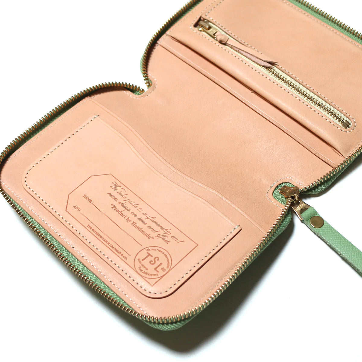 A6 Calf Leather Zip Organizer