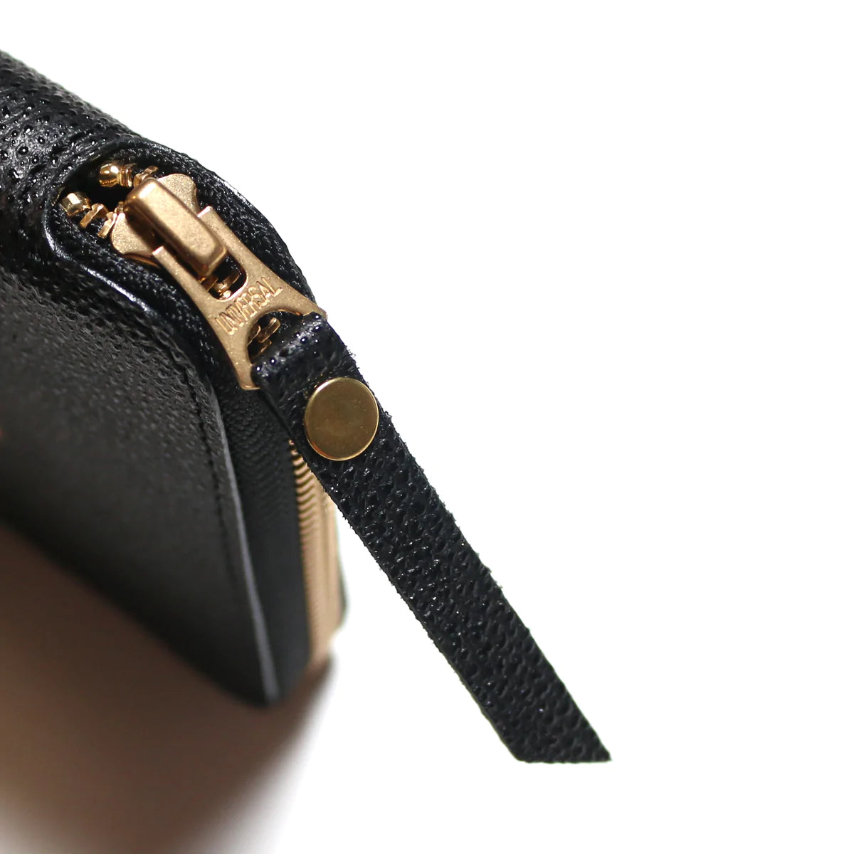 A6 Kurozan Black Leather zip organizer