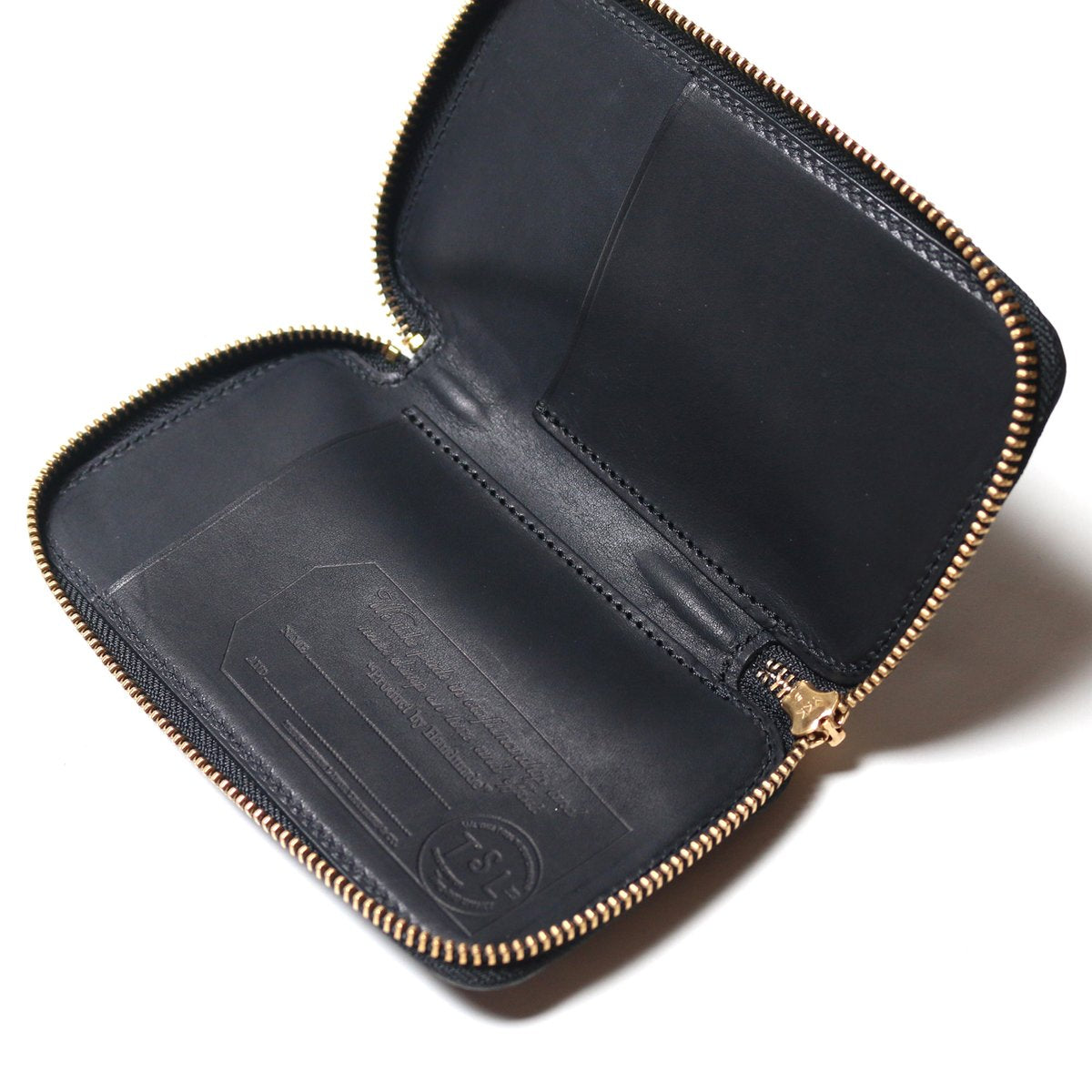 Kurozan Black Leather Zip Pen Case