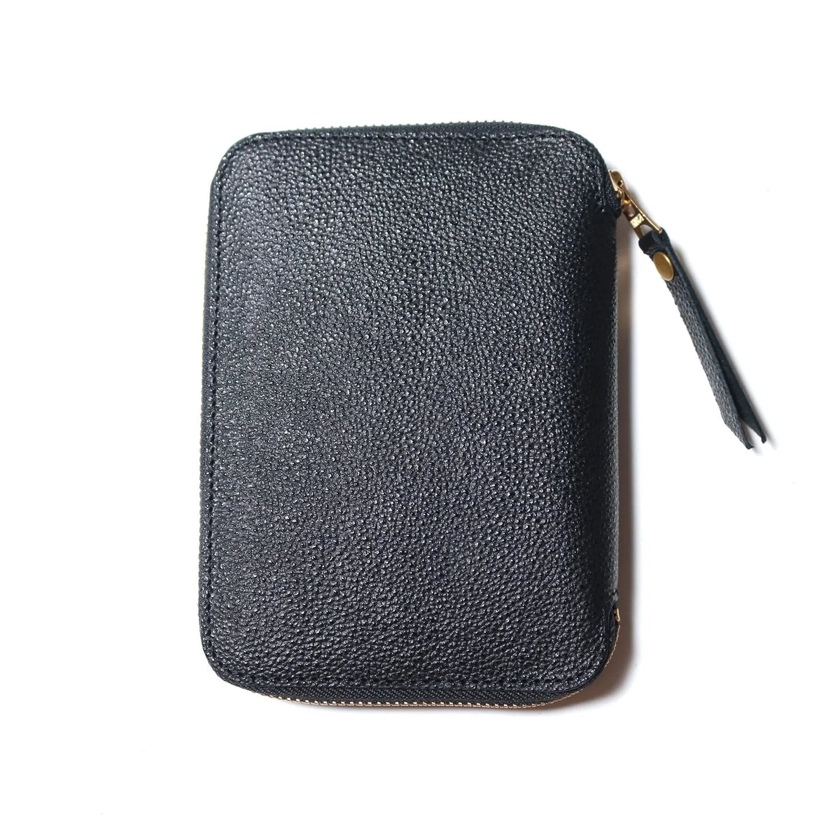 B7 Kurozan Black Leather Zip Organizer