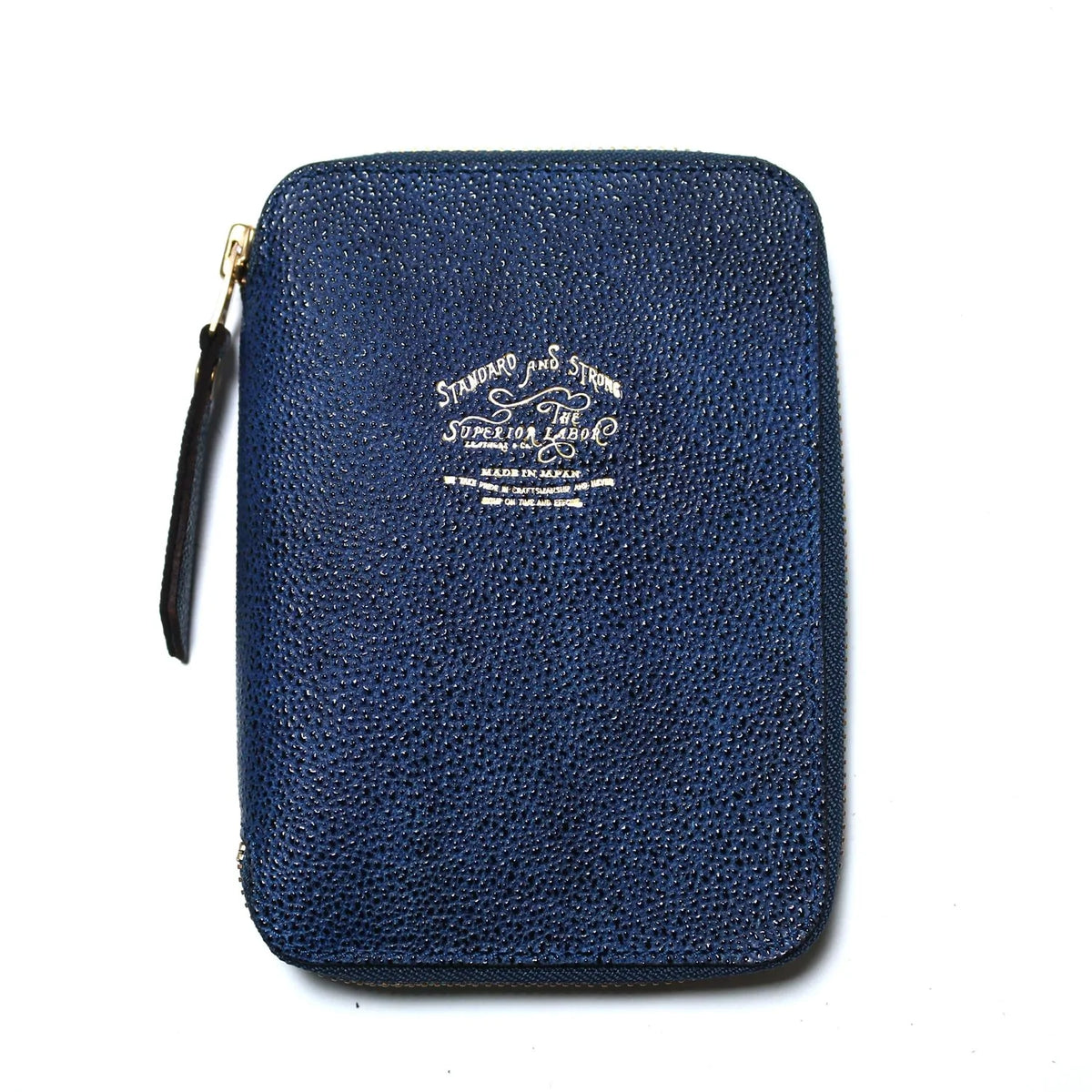 B7 Kurozan Indigo Leather Zip Organizer