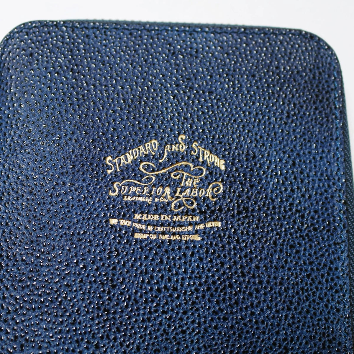 B7 Kurozan Indigo Leather Zip Organizer