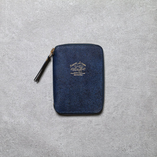 B7 Kurozan Indigo Leather Zip Organizer